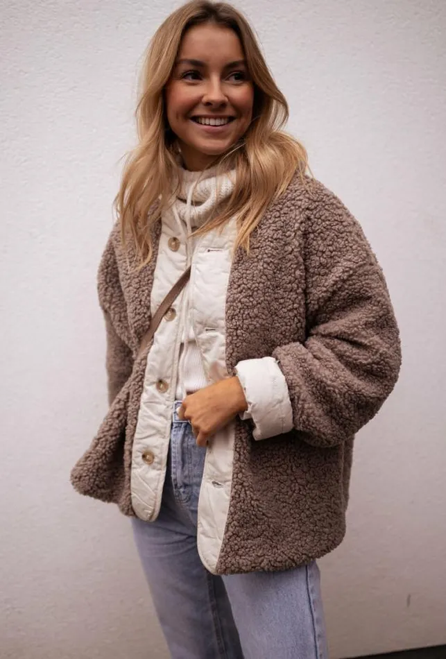 Easy Clothes Taupe Mathias Coat Women039s Clothing Coats