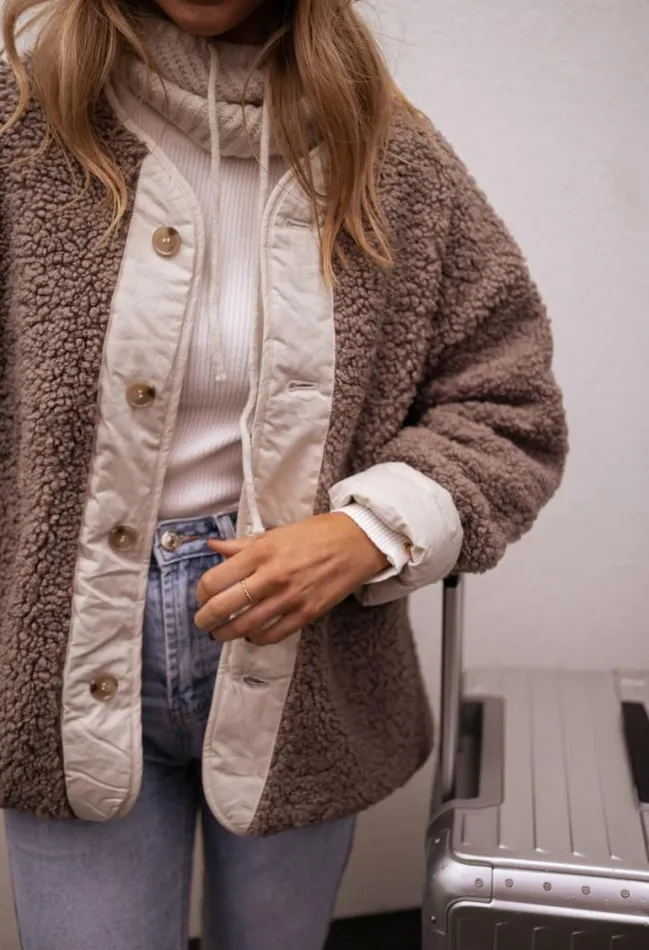Easy Clothes Taupe Mathias Coat Women039s Clothing Coats