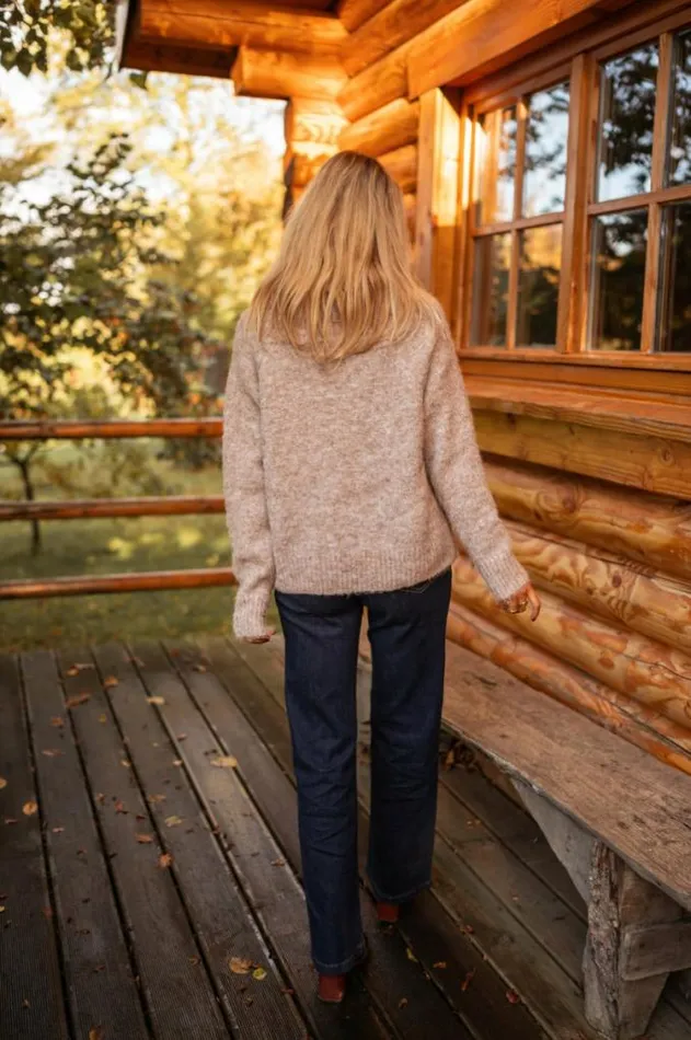 Easy Clothes Taupe Melan Sweater Taupe Women039s Clothing Sweaters