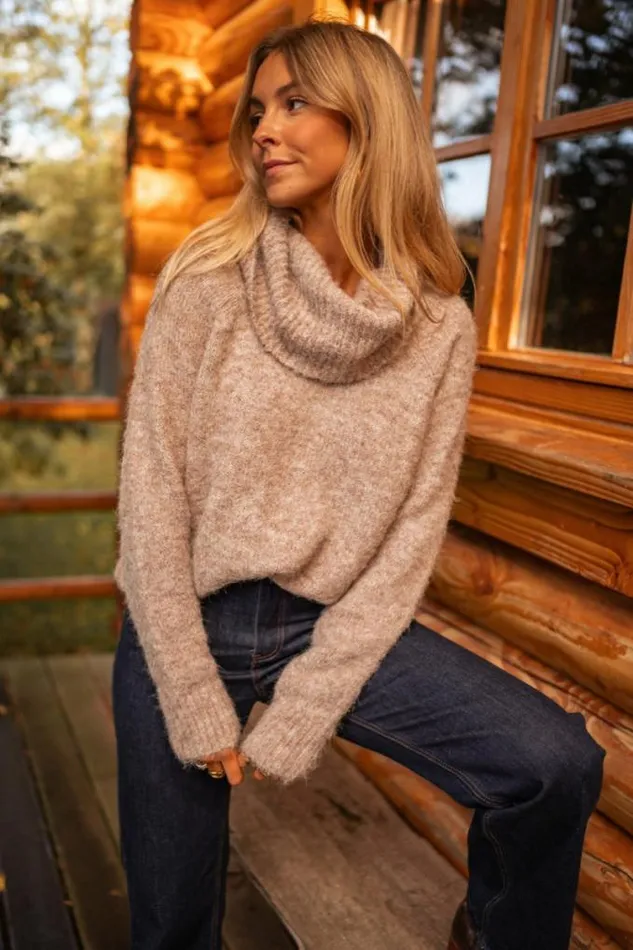 Easy Clothes Taupe Melan Sweater Taupe Women039s Clothing Sweaters