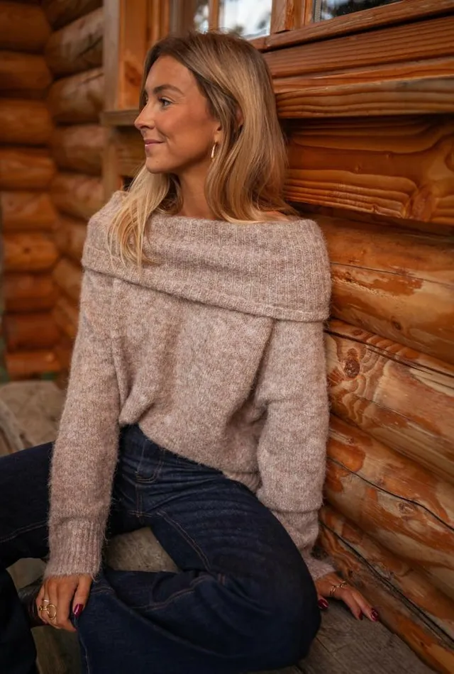 Easy Clothes Taupe Melan Sweater Taupe Women039s Clothing Sweaters