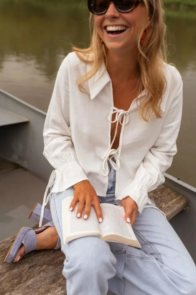 Easy Clothes White Georges Shirt Women039s Clothing Shirts