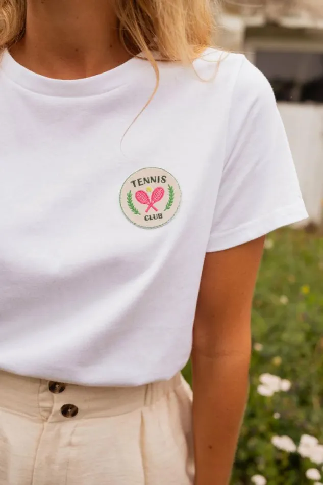 Easy Clothes White Tennis Club TShirt Women039s Clothing Tshirts Easy Clothes White Tennis Club TShirt Women039s Clothing Tshirts