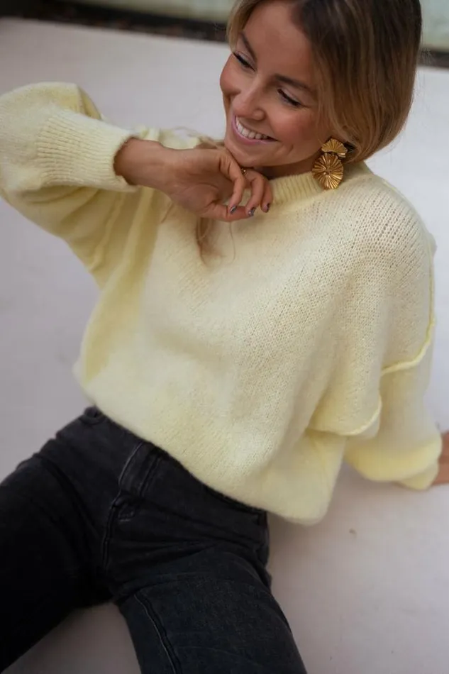 Easy Clothes Yellow Eden Sweater Women039s Clothing Sweaters