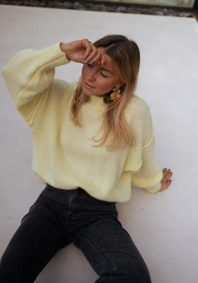 Easy Clothes Yellow Eden Sweater Women039s Clothing Sweaters