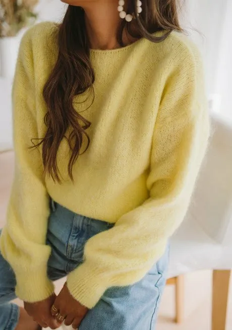 Easy Clothes Yellow Francesca Sweater Yellow Women039s Clothing Sweaters