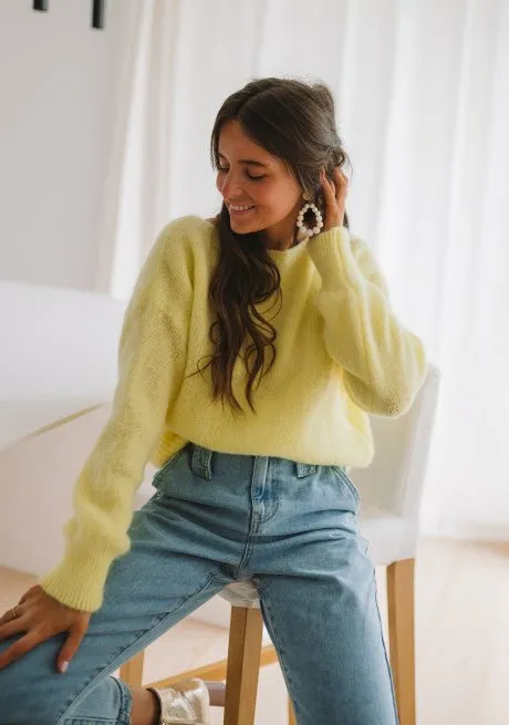 Easy Clothes Yellow Francesca Sweater Yellow Women039s Clothing Sweaters Easy Clothes Yellow Francesca Sweater Yellow Women039s Clothing Sweaters