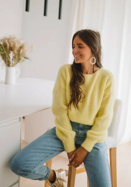 Easy Clothes Yellow Francesca Sweater Yellow Women039s Clothing Sweaters Easy Clothes Yellow Francesca Sweater Yellow Women039s Clothing Sweaters