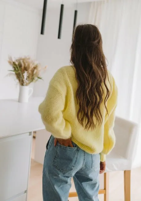 Easy Clothes Yellow Francesca Sweater Yellow Women039s Clothing Sweaters Easy Clothes Yellow Francesca Sweater Yellow Women039s Clothing Sweaters