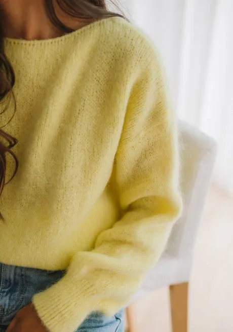 Easy Clothes Yellow Francesca Sweater Yellow Women039s Clothing Sweaters Easy Clothes Yellow Francesca Sweater Yellow Women039s Clothing Sweaters