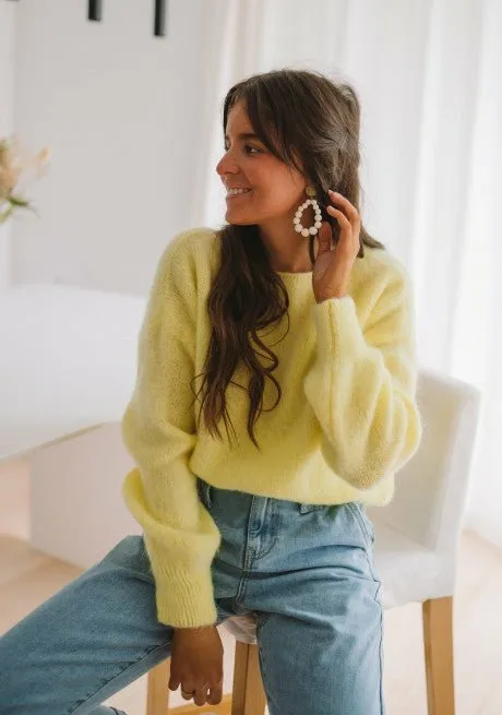 Easy Clothes Yellow Francesca Sweater Yellow Women039s Clothing Sweaters Easy Clothes Yellow Francesca Sweater Yellow Women039s Clothing Sweaters