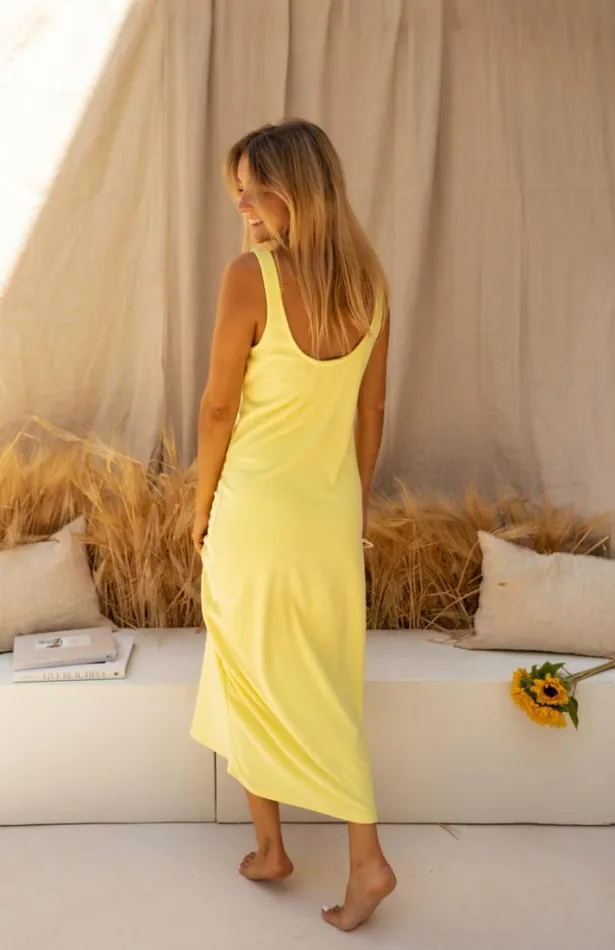 Easy Clothes Yellow Lise Dress Women039s Clothing Dresses