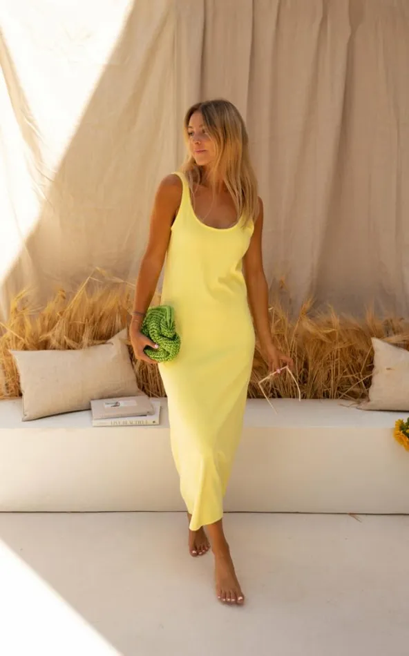 Easy Clothes Yellow Lise Dress Women039s Clothing Dresses