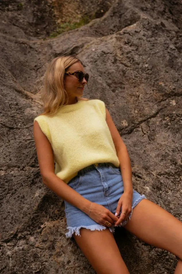 Easy Clothes Yellow Murphy Sweater Women039s Clothing Sweaters