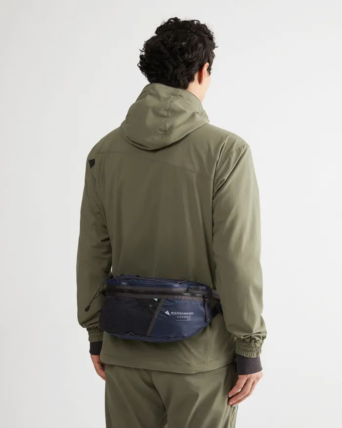 Eldrimner 5L Lumbarpack Indigo Blue MenWomen Klttermusen Summit Backpacks 215l