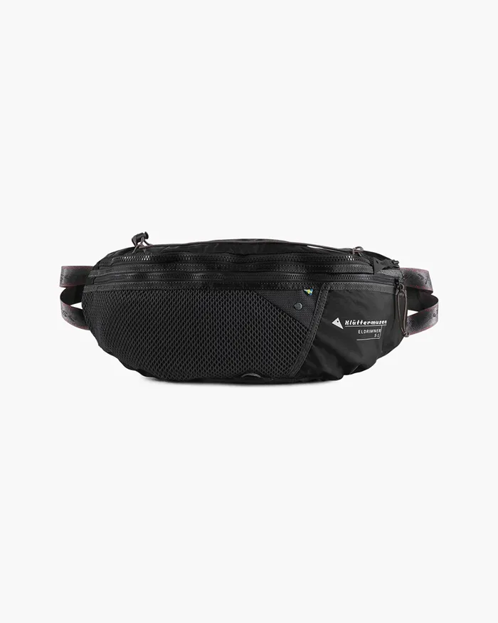 Eldrimner 5L Lumbarpack Raven MenWomen Klttermusen Summit Backpacks 215l
