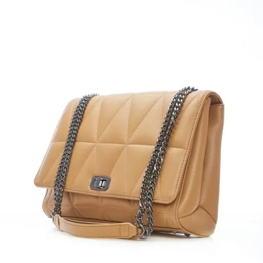 Ella Bag Camel Porvair Women Moda In Pelle Shoulder Bags Ella Bag Camel Porvair Women Moda In Pelle Shoulder Bags