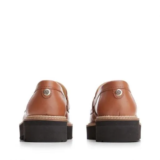 Elvite Tan Leather Women Moda In Pelle Flat And Ballerina Shoes Elvite Tan Leather Women Moda In Pelle Flat And Ballerina Shoes