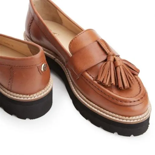 Elvite Tan Leather Women Moda In Pelle Flat And Ballerina Shoes Elvite Tan Leather Women Moda In Pelle Flat And Ballerina Shoes