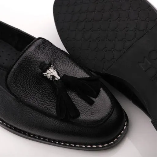 Emmarose W Black Leather Women Moda In Pelle Brogues And Loafers Emmarose W Black Leather Women Moda In Pelle Brogues And Loafers