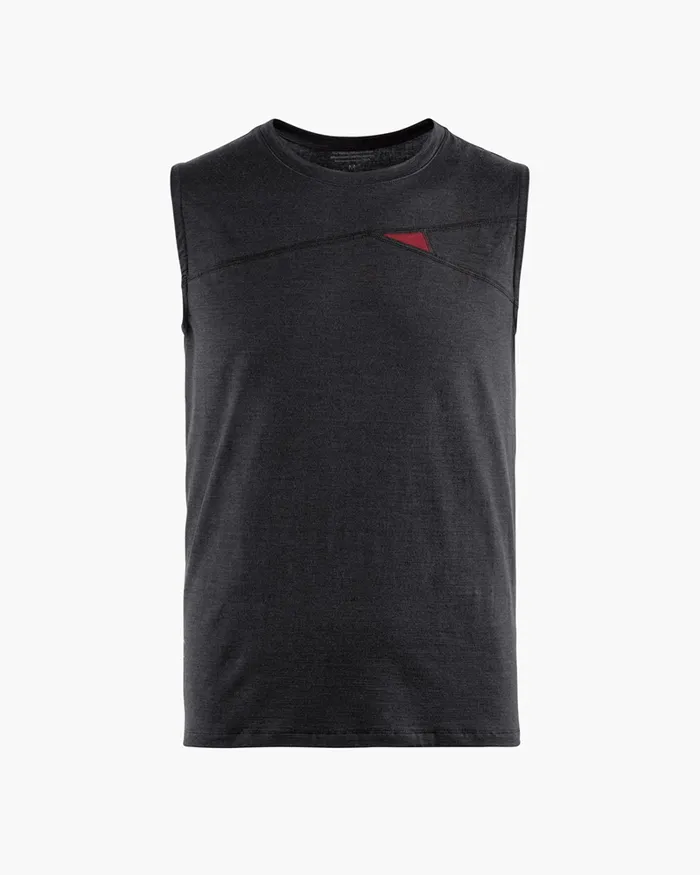 Fafne Activity Base Layer Tank Top Raven Men Klttermusen Base Layers