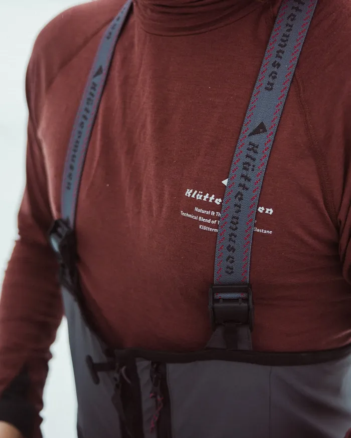 Fafne Activity Baselayer Turtleneck Merlot Men Klttermusen Base Layers