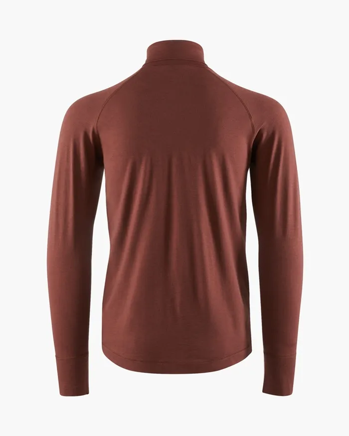 Fafne Activity Baselayer Turtleneck Merlot Men Klttermusen Base Layers