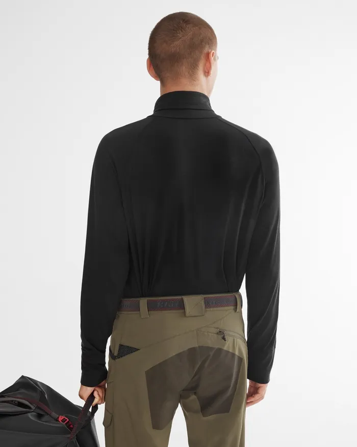 Fafne Activity Baselayer Turtleneck Raven Men Klttermusen Base Layers