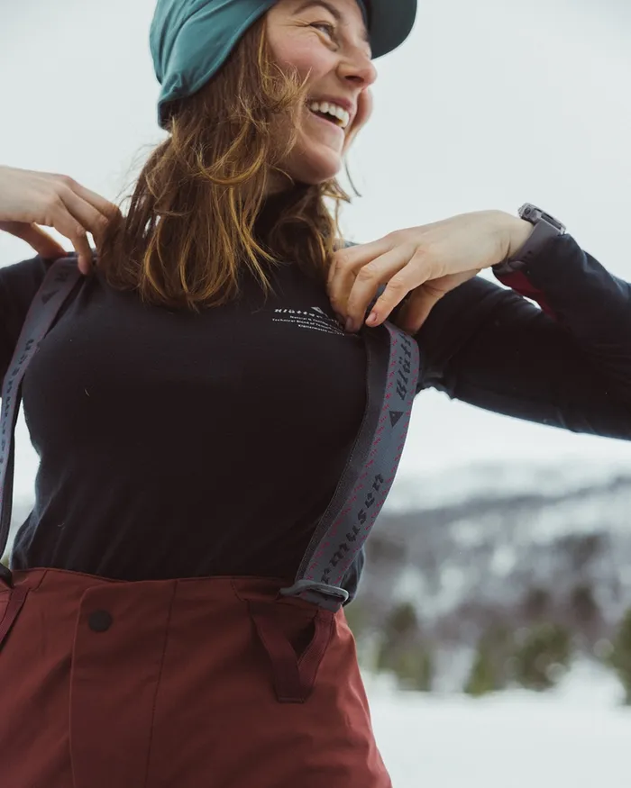 Fafne Activity Baselayer Turtleneck Raven Women Klttermusen Base Layers