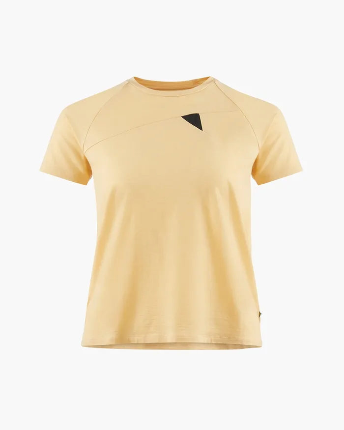 Fafne Tencel SS Tee Chaya Sand Women Klttermusen TShirts