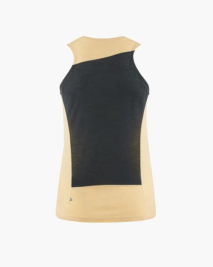 Fafne Tencel Tank Top Chaya Sand Women Klttermusen TShirts