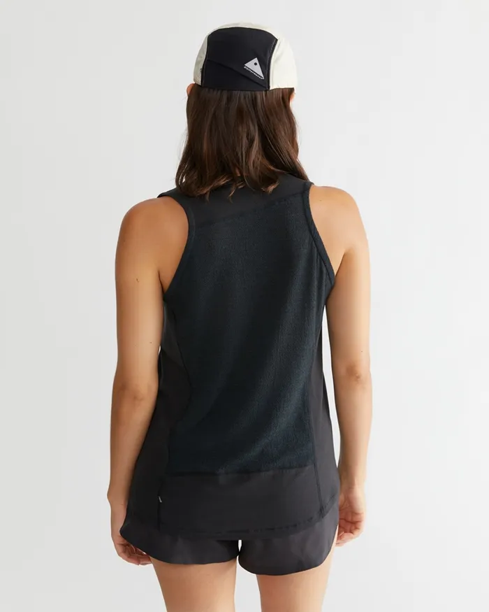 Fafne Tencel Tank Top Faded Green Women Klttermusen TShirts