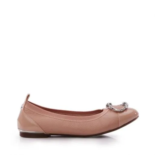 Fairy Cameo Leather Women Moda In Pelle Flat And Ballerina Shoes
