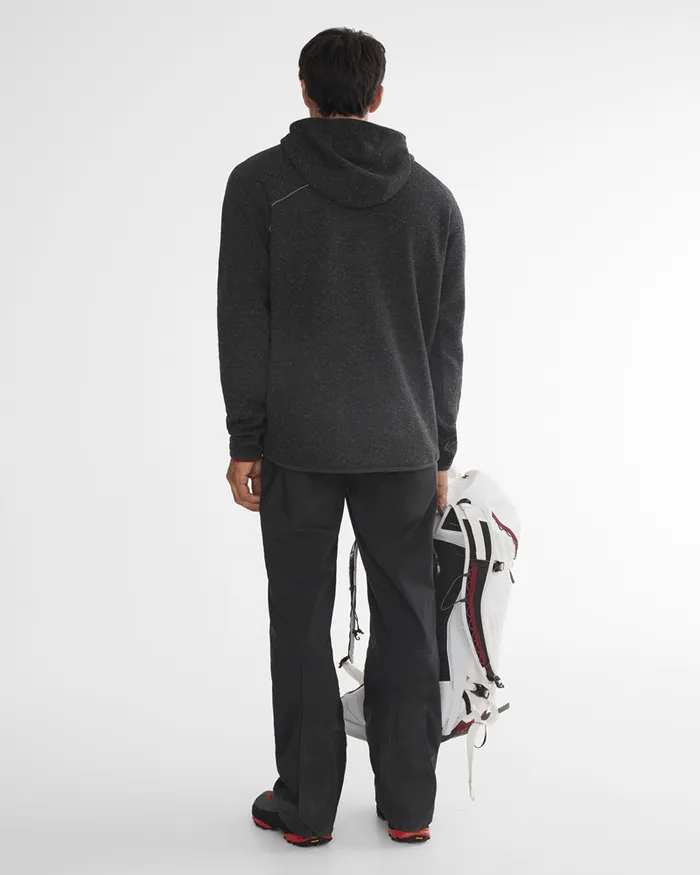 Falen Wooly Hooded Wool Sweatshirt Dove Grey Men Klttermusen Fleeces and Sweaters