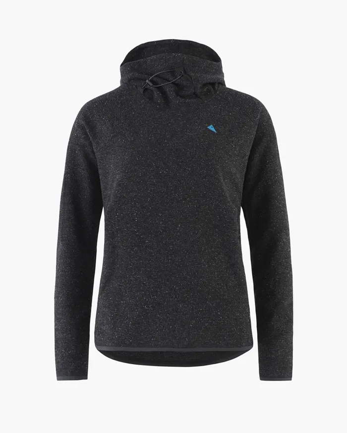 Falen Wooly Hooded Wool Sweatshirt Raven Women Klttermusen Fleeces and Sweaters