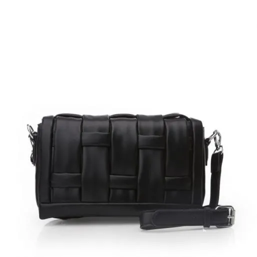 Feriabag Black Porvair Women Moda In Pelle Shoulder Bags