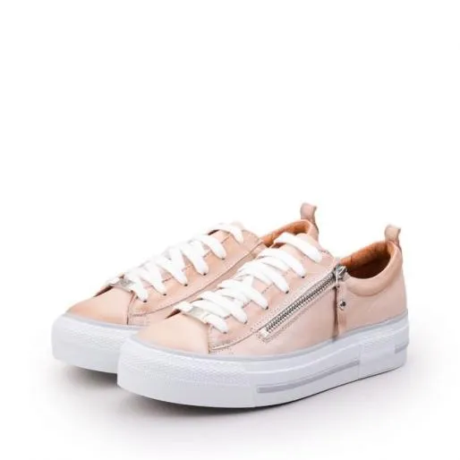 Filician Cream Leather Women Moda In Pelle Casual Shoes And Trainers Filician Cream Leather Women Moda In Pelle Casual Shoes And Trainers