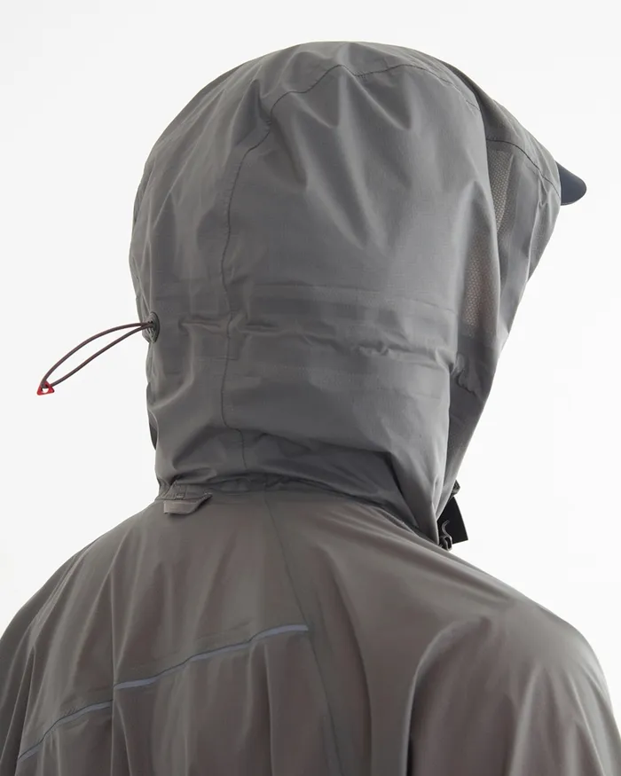 Fjorgyn Lightweight Waterproof Anorak Rock Grey MenWomen Klttermusen Waterproof Jackets
