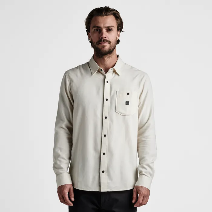 Flannels Men Roark Nordsman Light Long Sleeve Flannel Almond Paste