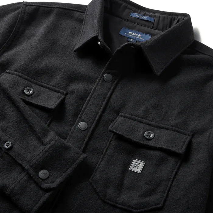 Flannels Men Roark Nordsman Long Sleeve Flannel Black