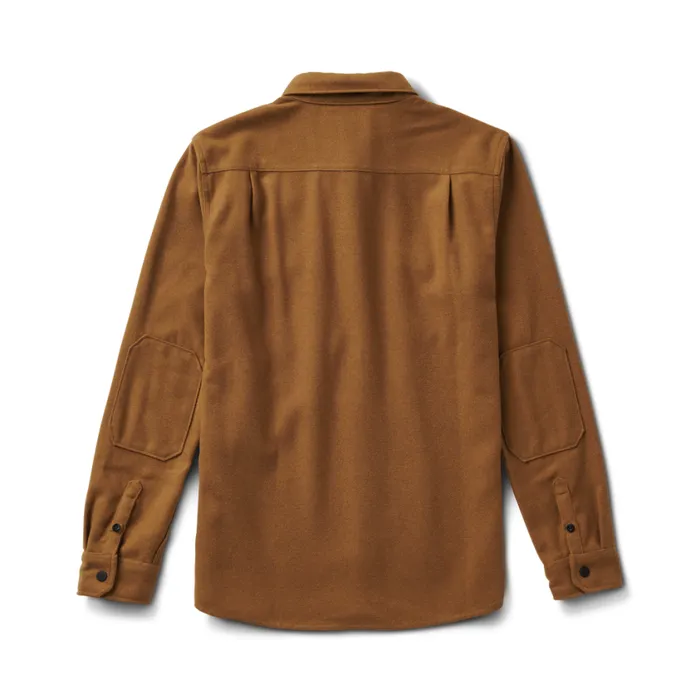 Flannels Men Roark Nordsman Long Sleeve Flannel Embroidered Dark Bronze