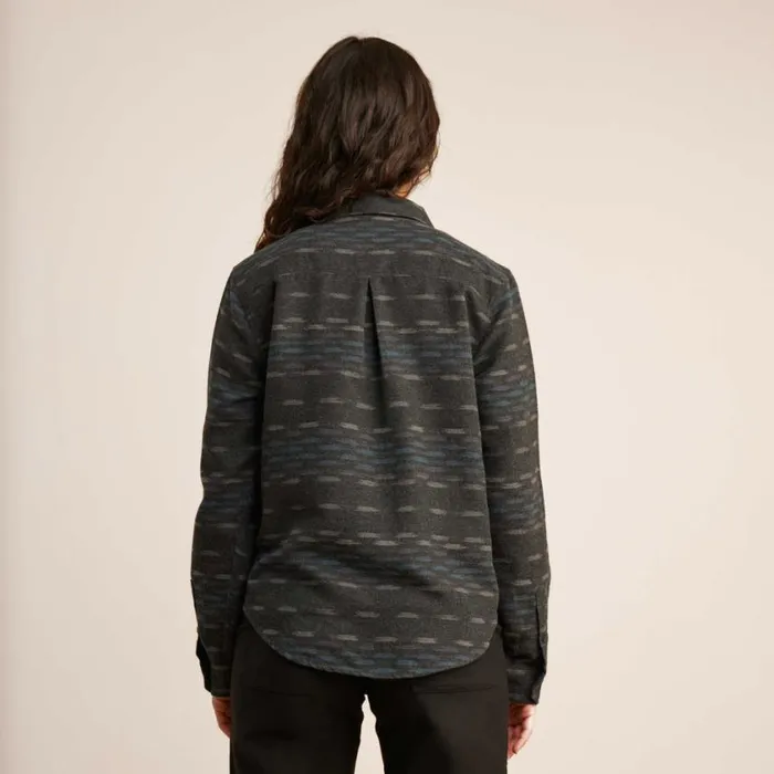 Flannels Women Roark Alpine Long Sleeve Flannel Black Pattern