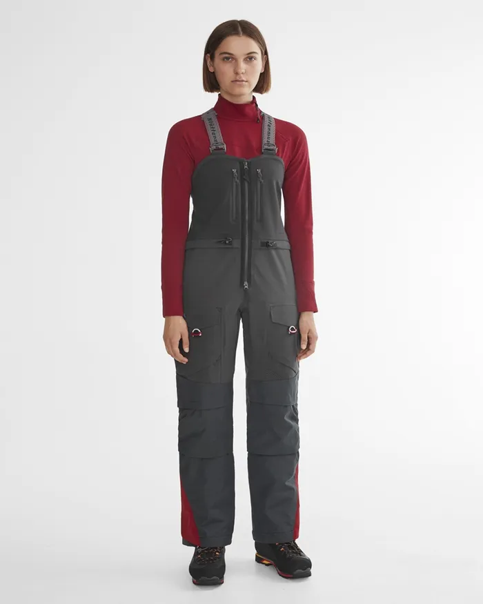Freke 20 Expedition Salopette Regular Raven Women Klttermusen Waterproof Pants
