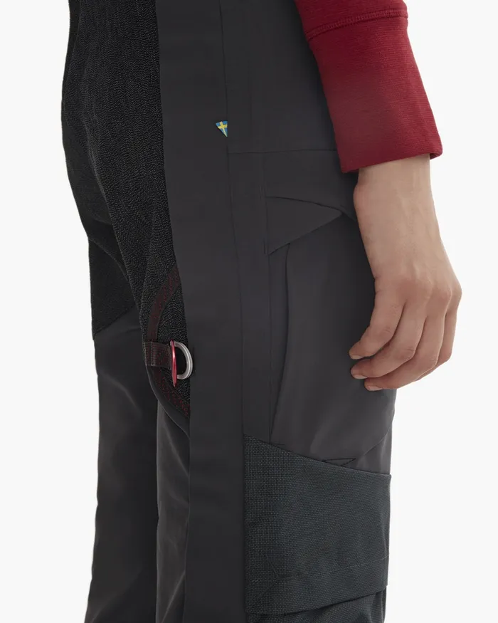 Freke 20 Expedition Salopette Regular Raven Women Klttermusen Waterproof Pants
