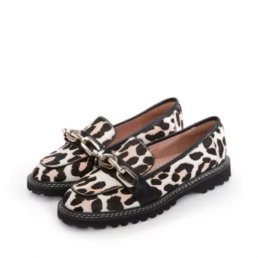 Furla Leopard Suede Women Moda In Pelle Flat And Ballerina Shoes