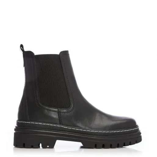 G Gazania Black Leather Women Moda In Pelle Ankle Boots G Gazania Black Leather Women Moda In Pelle Ankle Boots