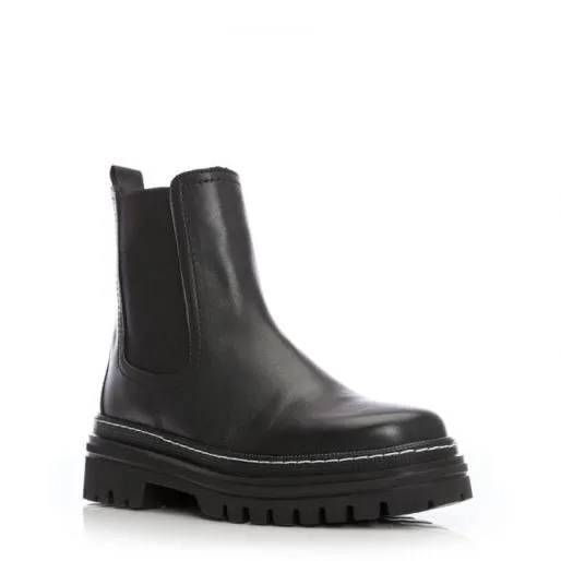 G Gazania Black Leather Women Moda In Pelle Ankle Boots G Gazania Black Leather Women Moda In Pelle Ankle Boots