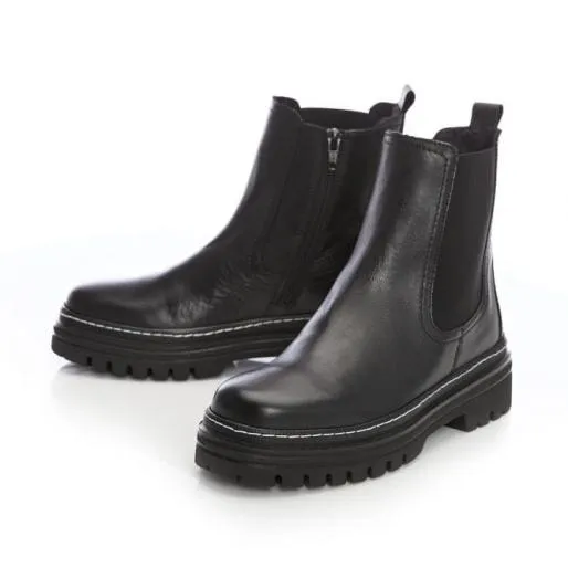 G Gazania Black Leather Women Moda In Pelle Ankle Boots G Gazania Black Leather Women Moda In Pelle Ankle Boots