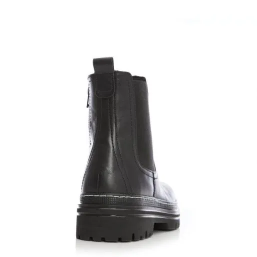 G Gazania Black Leather Women Moda In Pelle Ankle Boots G Gazania Black Leather Women Moda In Pelle Ankle Boots