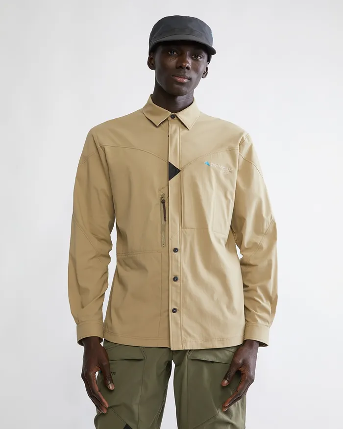 Garm Levitend Long Sleeve Shirt Amaranth Red Men Klttermusen Shirts